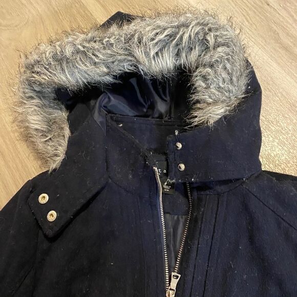 metaphor, navy blue winter jacket, medium - Picture 9 of 9